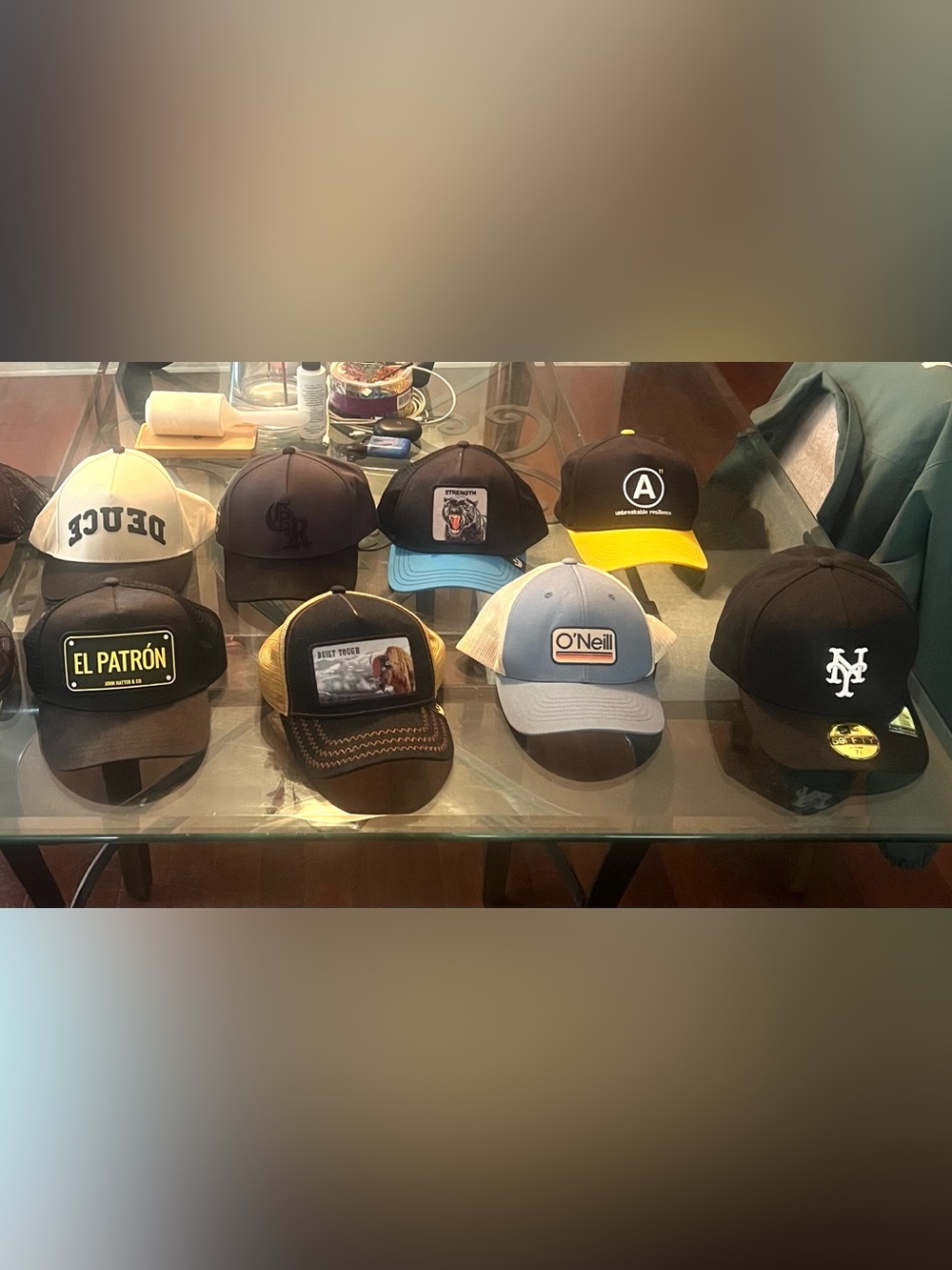 10hat bundle.U have to buy all 10.Hats run from $30-$50 each retail.Asking $150.